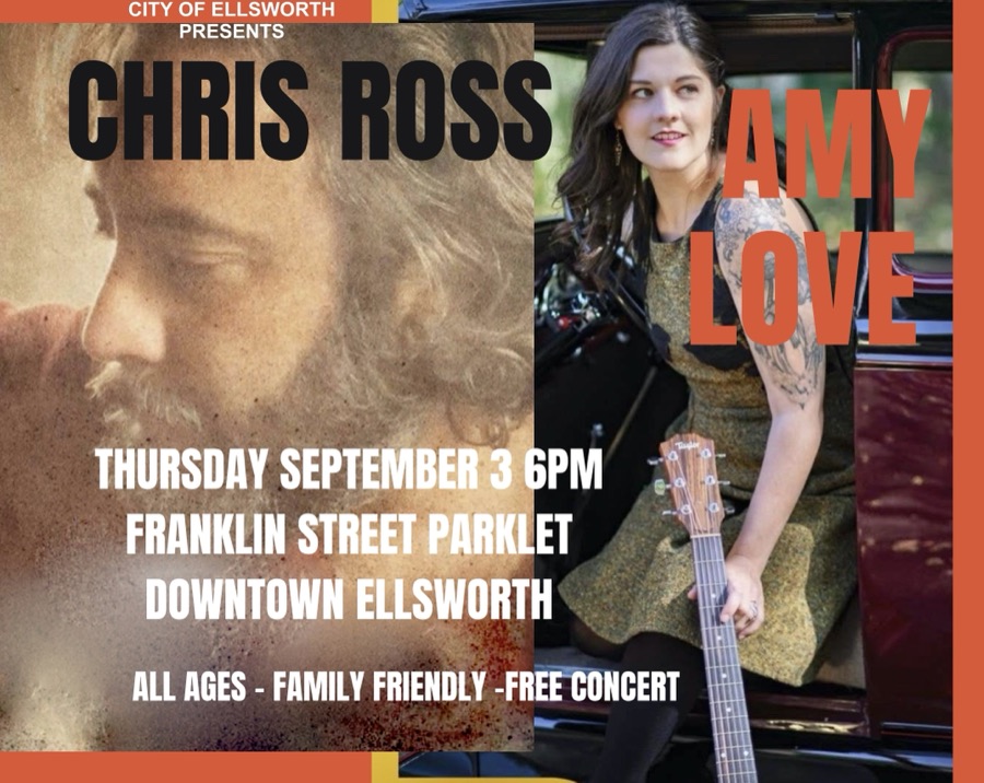 Promo image for Chris Ross + Amy Love On The City Stage