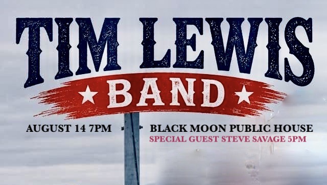 Promo image for County Rock Night w/ Tim Lewis Band. w/Special Guest Steve Savage