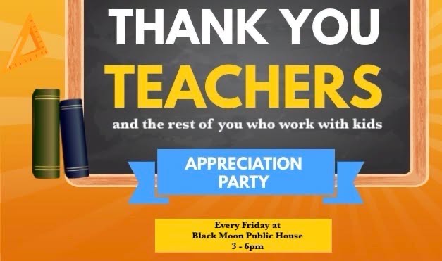 Promo image for Teacher Appreciation Friday